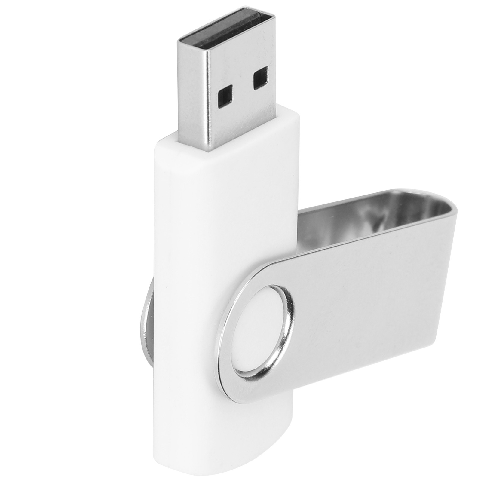 USB Flash Drive Candy White Rotatable Portable Storage For PC T-DSO