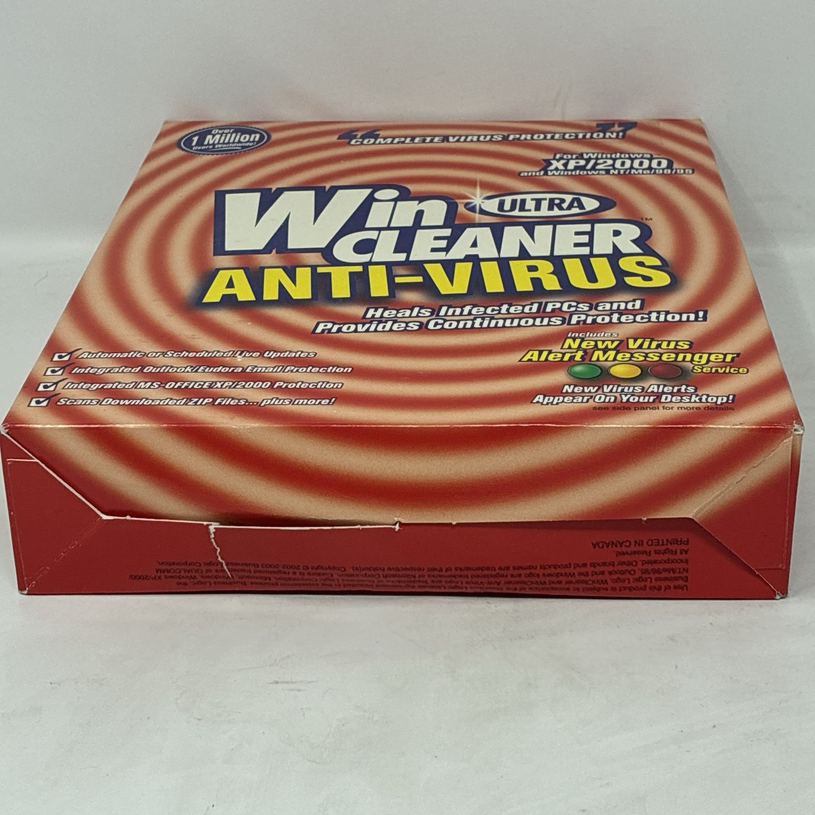 Ultra WinCleaner Antivirus PC Software CD Windows XP 98 95 Full Retail Box
