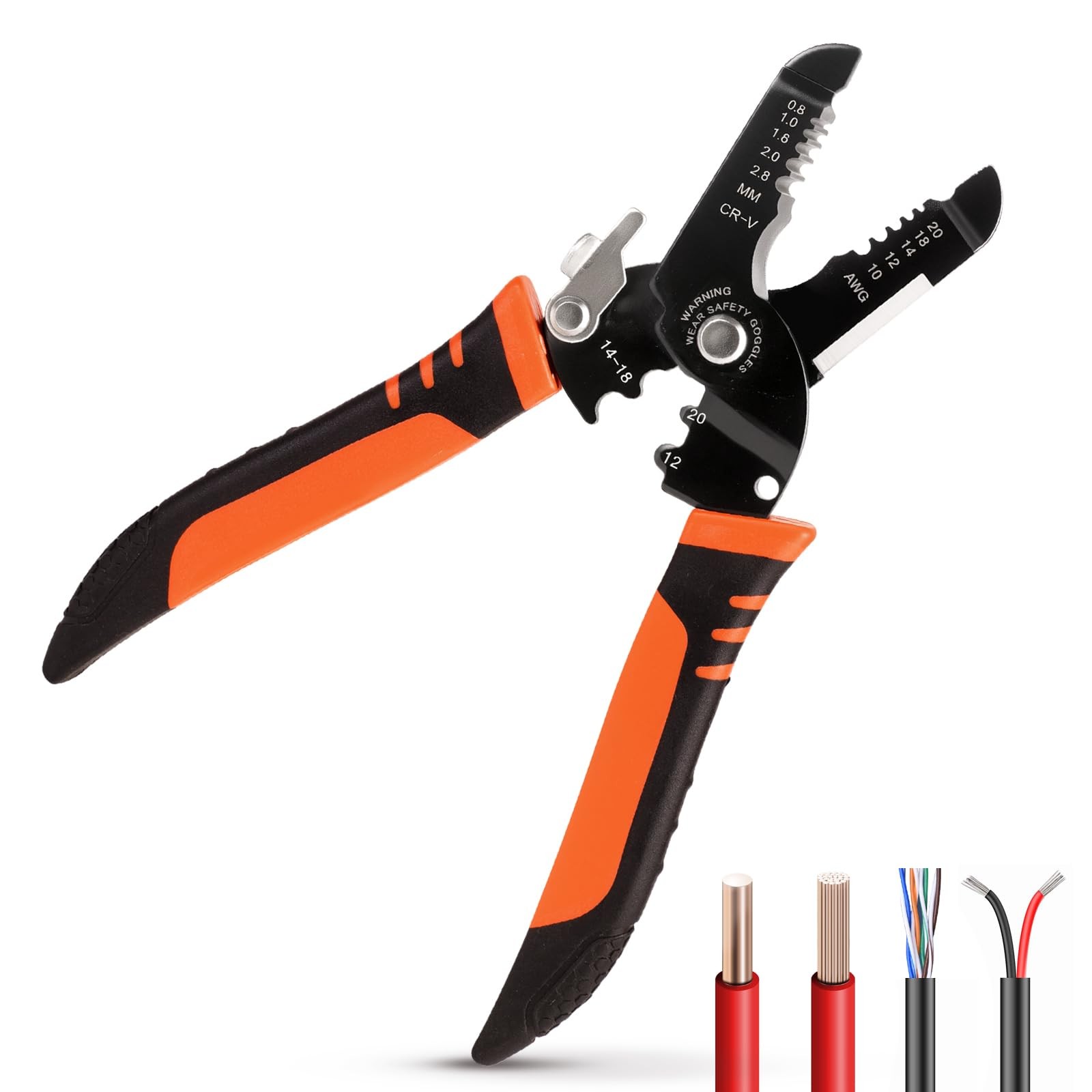 Wire Stripper Tool Crimper Cutter Pliers Electrical Cable Cutting Hand Tool