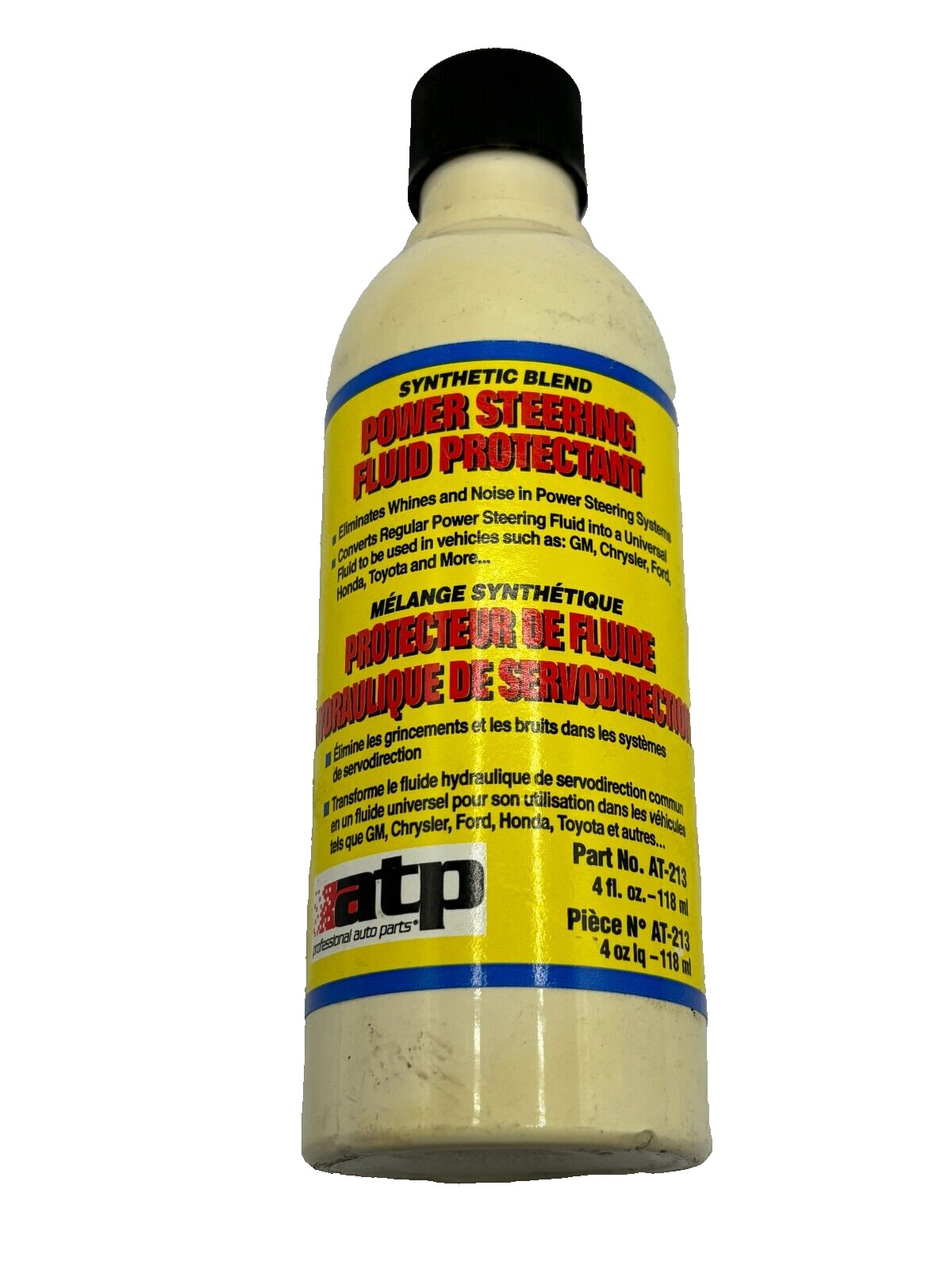 ATP AT-213 4 fl oz 118 mL Synthetic Blend Power Steering Fluid Protectant ⭐