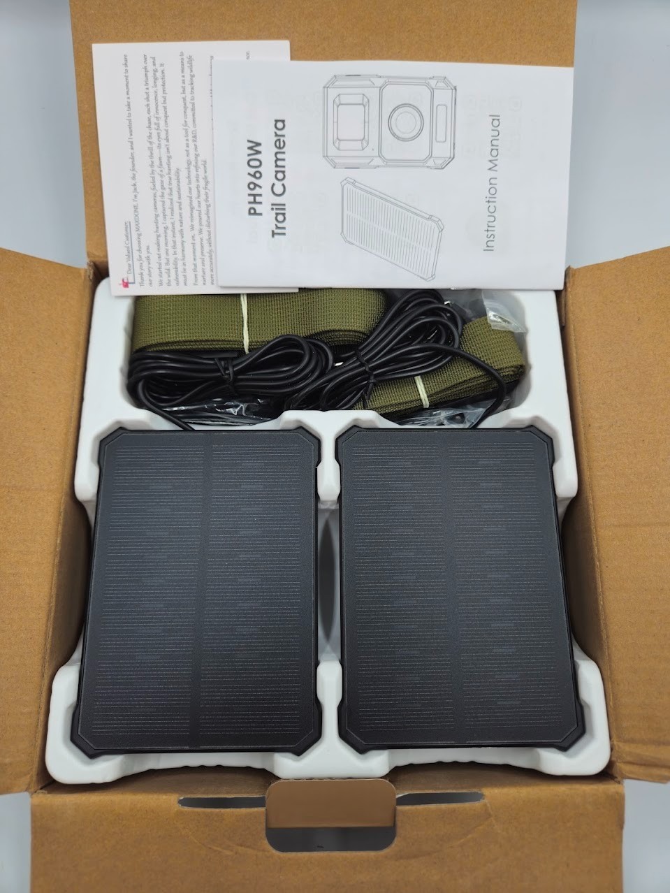 MAXDONE PH960W Solar Rechargeable Trail Camera 2 Pack New