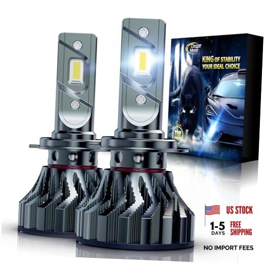 Bulb Fog Bulb Flagshipll with Cooling Fan 6500K Cool Withe Off-Road or Fog H7