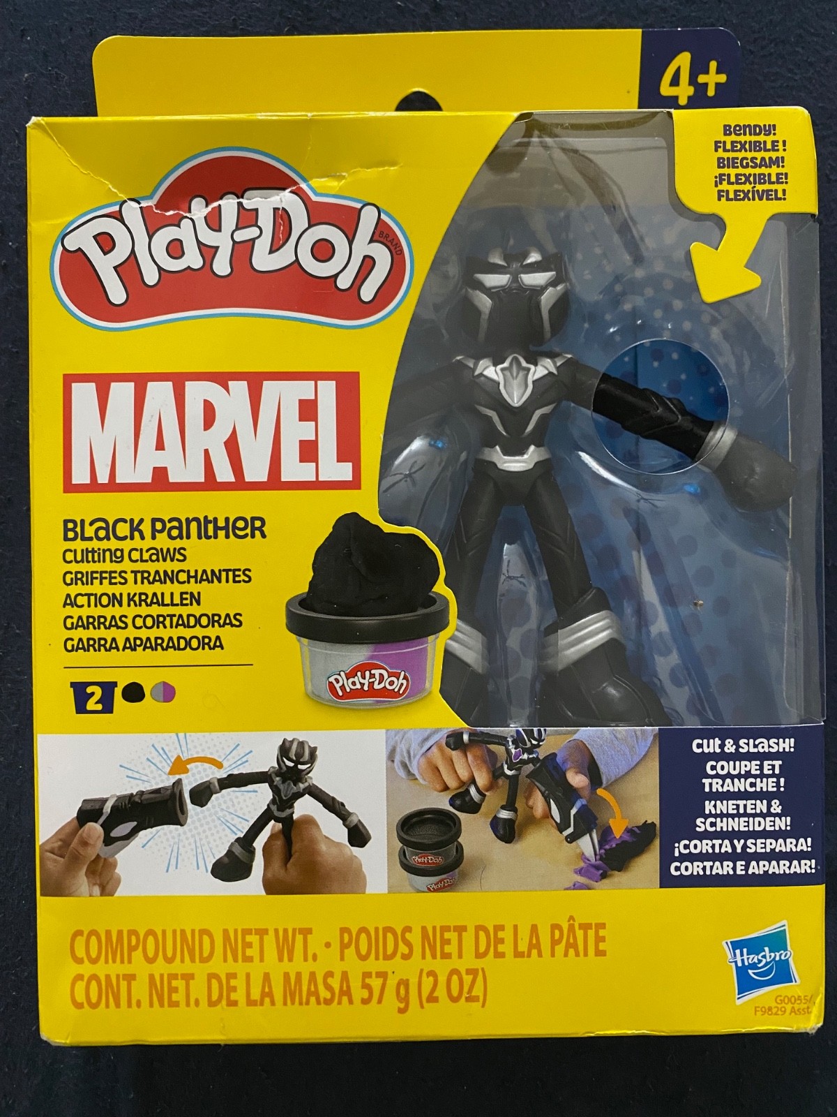 Play-Doh Marvel Black Panther Cutting Claws NIB⭐️FREE SHIPPING