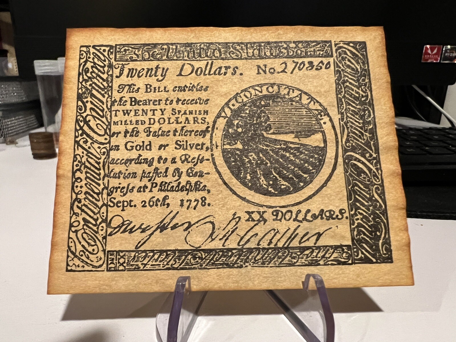 COLONIAL AND REVOLUTIONARY CURRENCY REPLICAS BOTH SETS A AND B