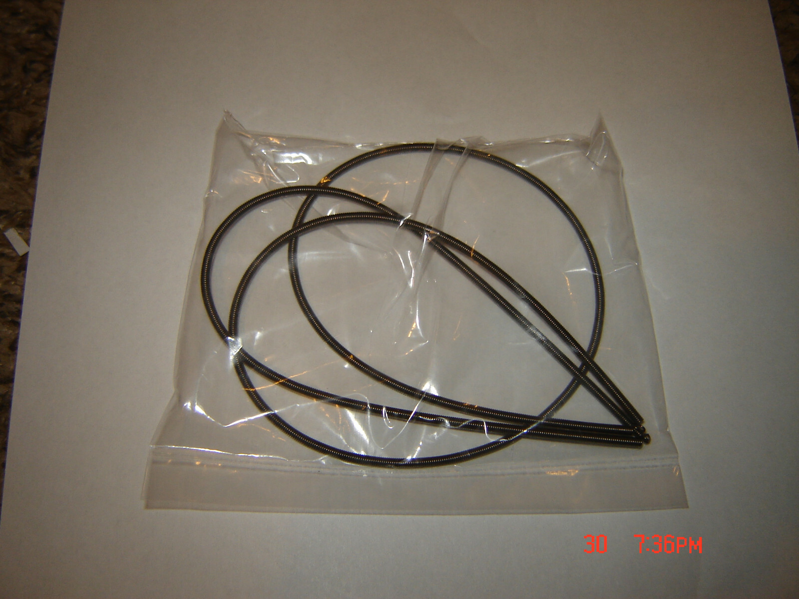 MANSFIELD Ultra-Zoom 8mm Projector Belts,Model 845,2 Wire Belts,Upper & Arm, New