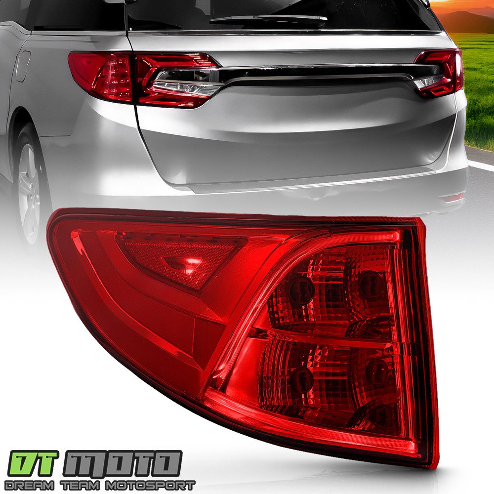 For 2018-2024 Honda Odyssey Outer Red LED Tail Light Brake Lamp Driver Side