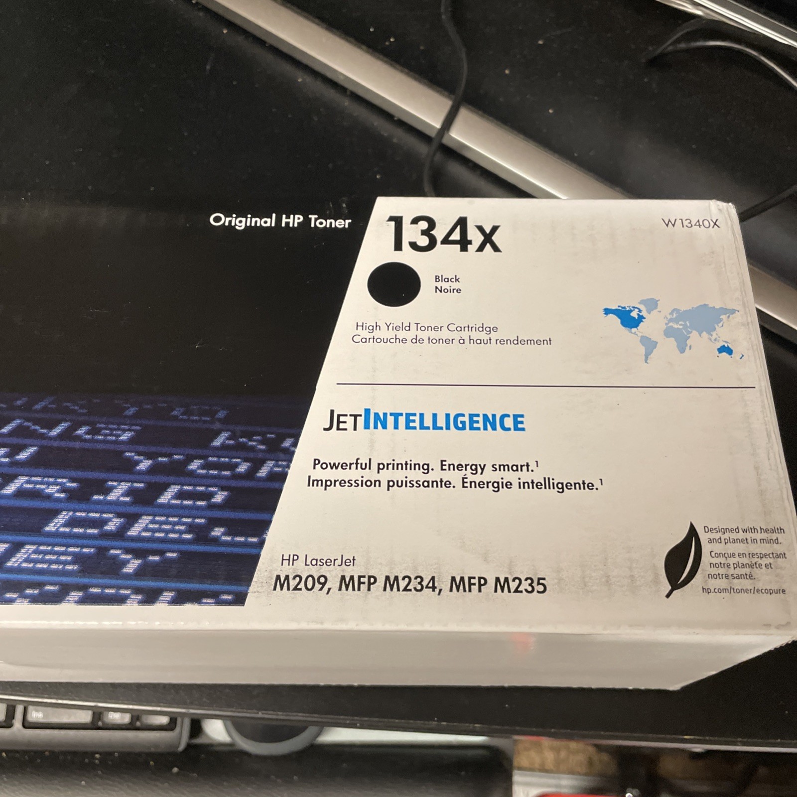 Genuine HP 134X W1340X Black High Yield Toner Cartridge New in Box M209 MFP M234