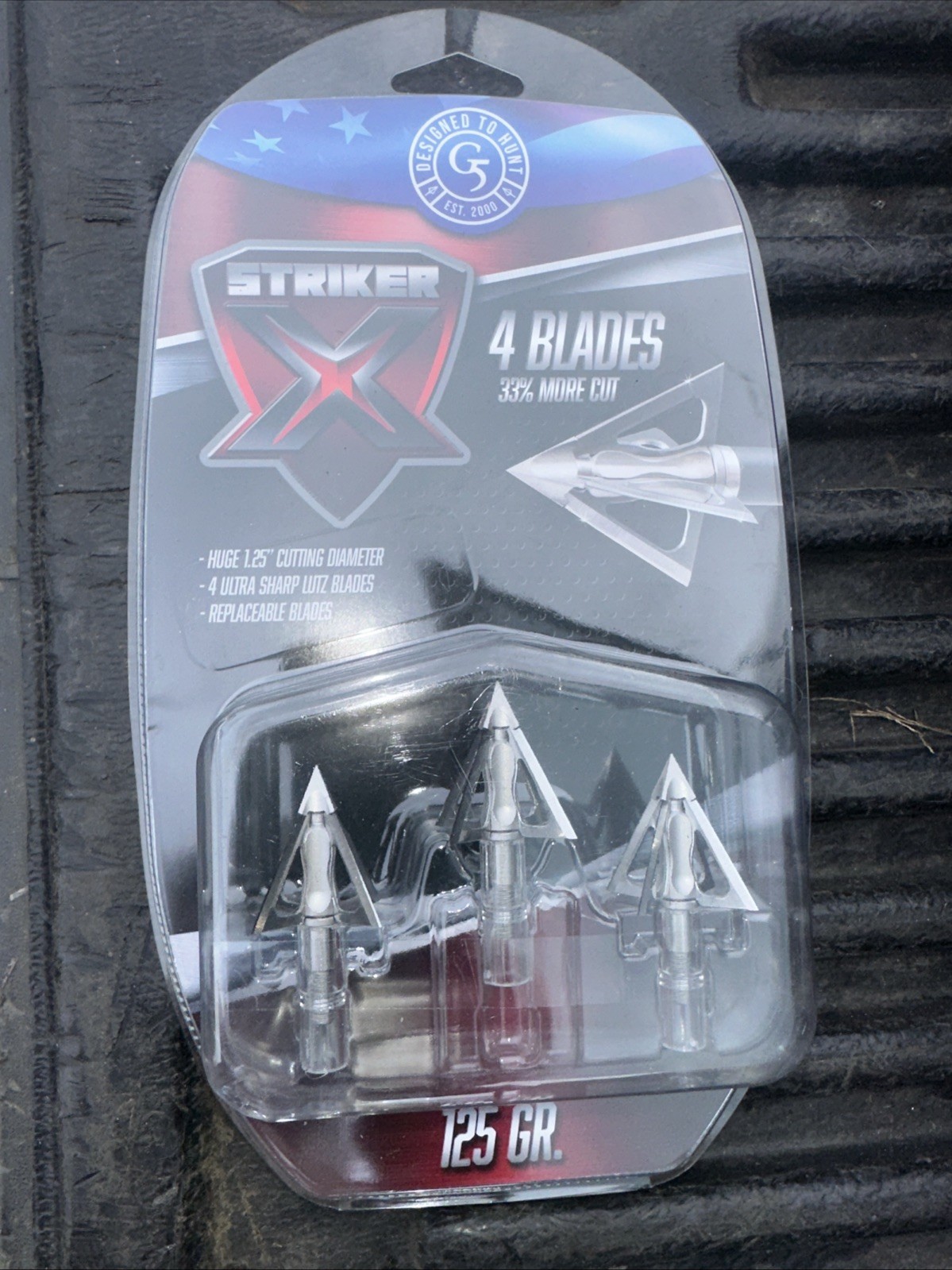 Striker X Four Blades 125 Gr Broad head