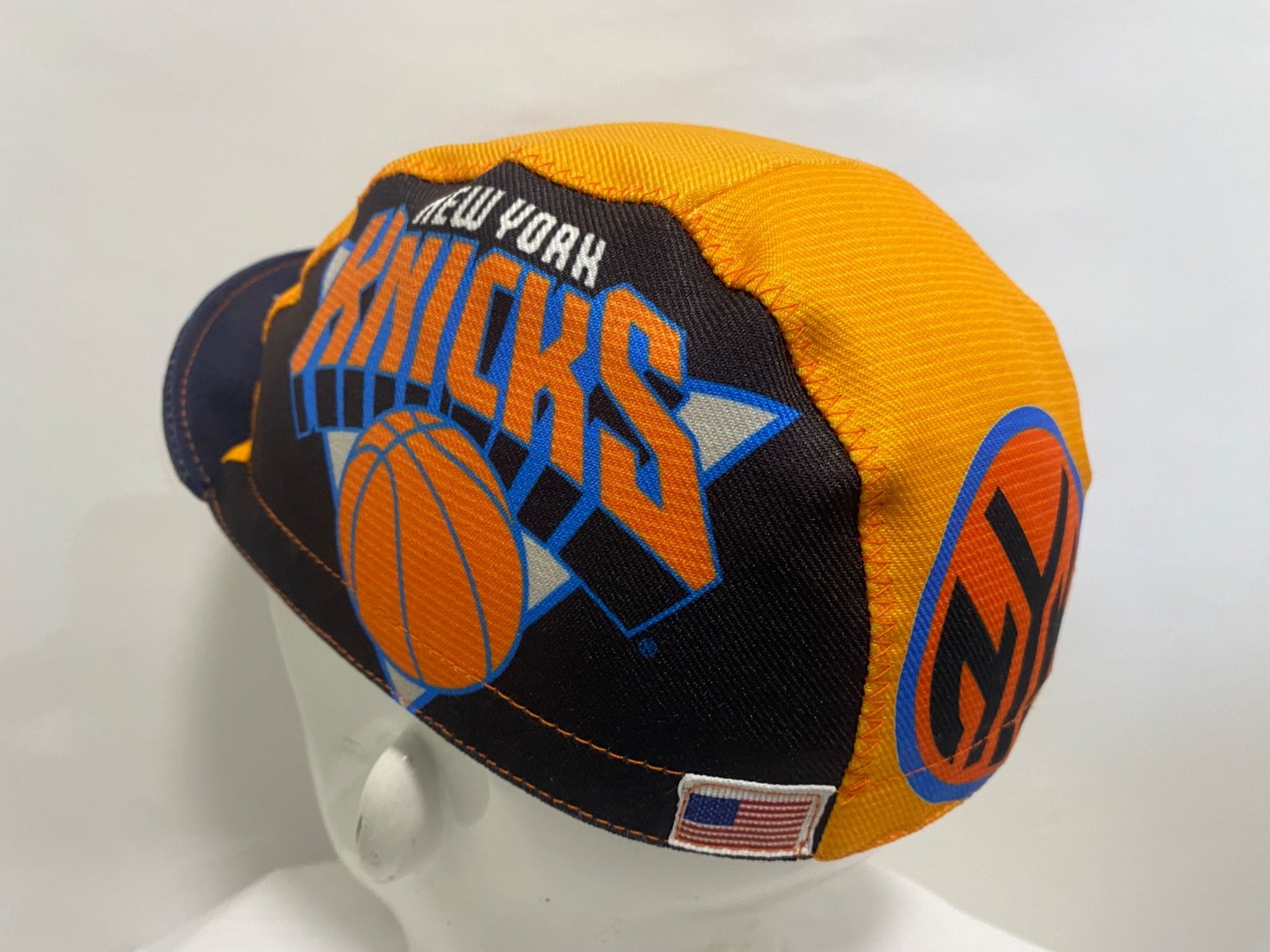 cycling caps Knicks handmade in USA