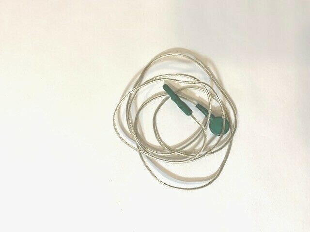 ECG LEADWIRE SINGLE D-3A1340 SNAP/DIN 24" or 40 " GREEN NEW