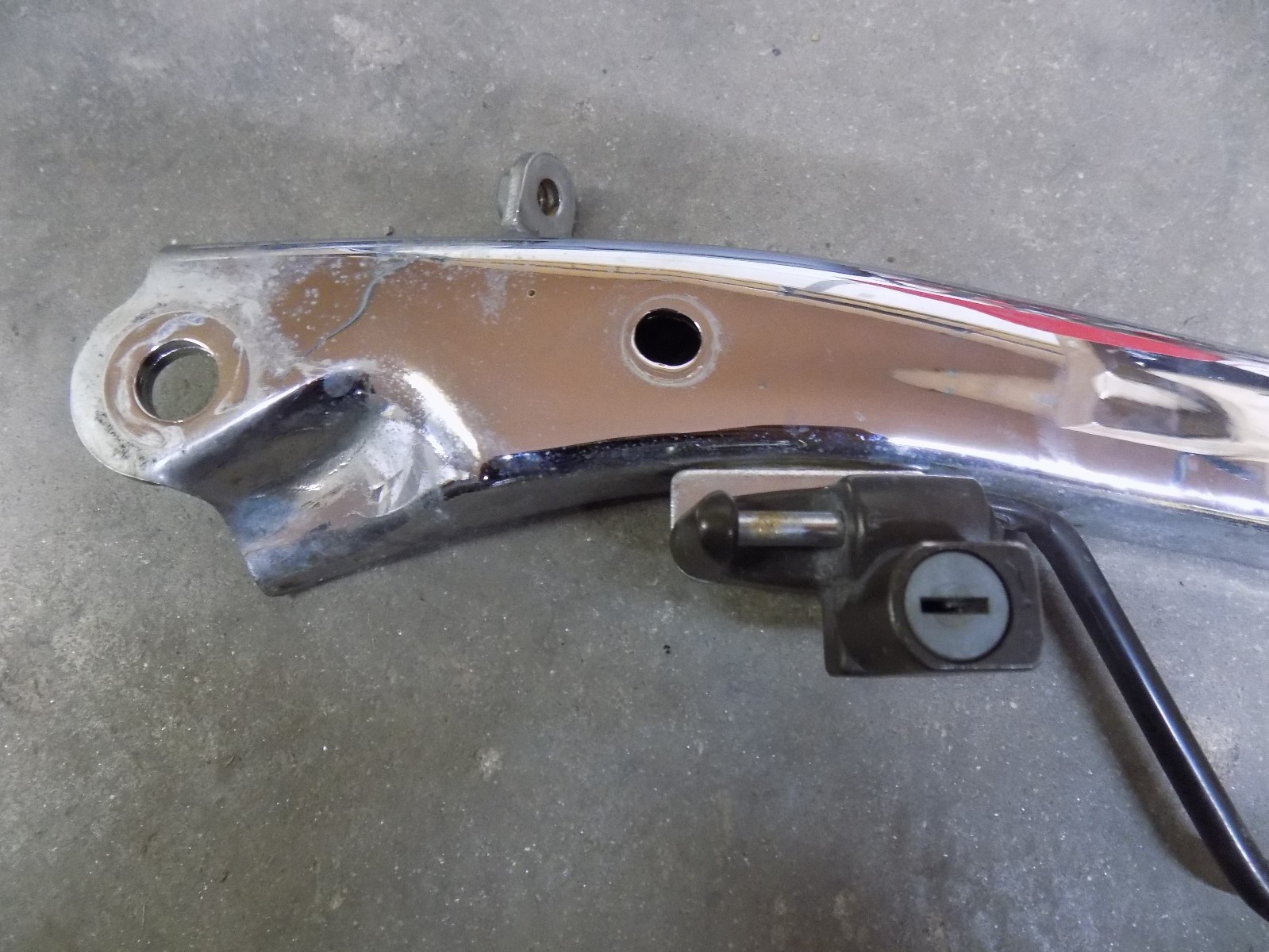 2001 HONDA SHADOW 1100 LEFT REAR SUPPORT SUBFRAME VXT1100 VXT SABOR 01