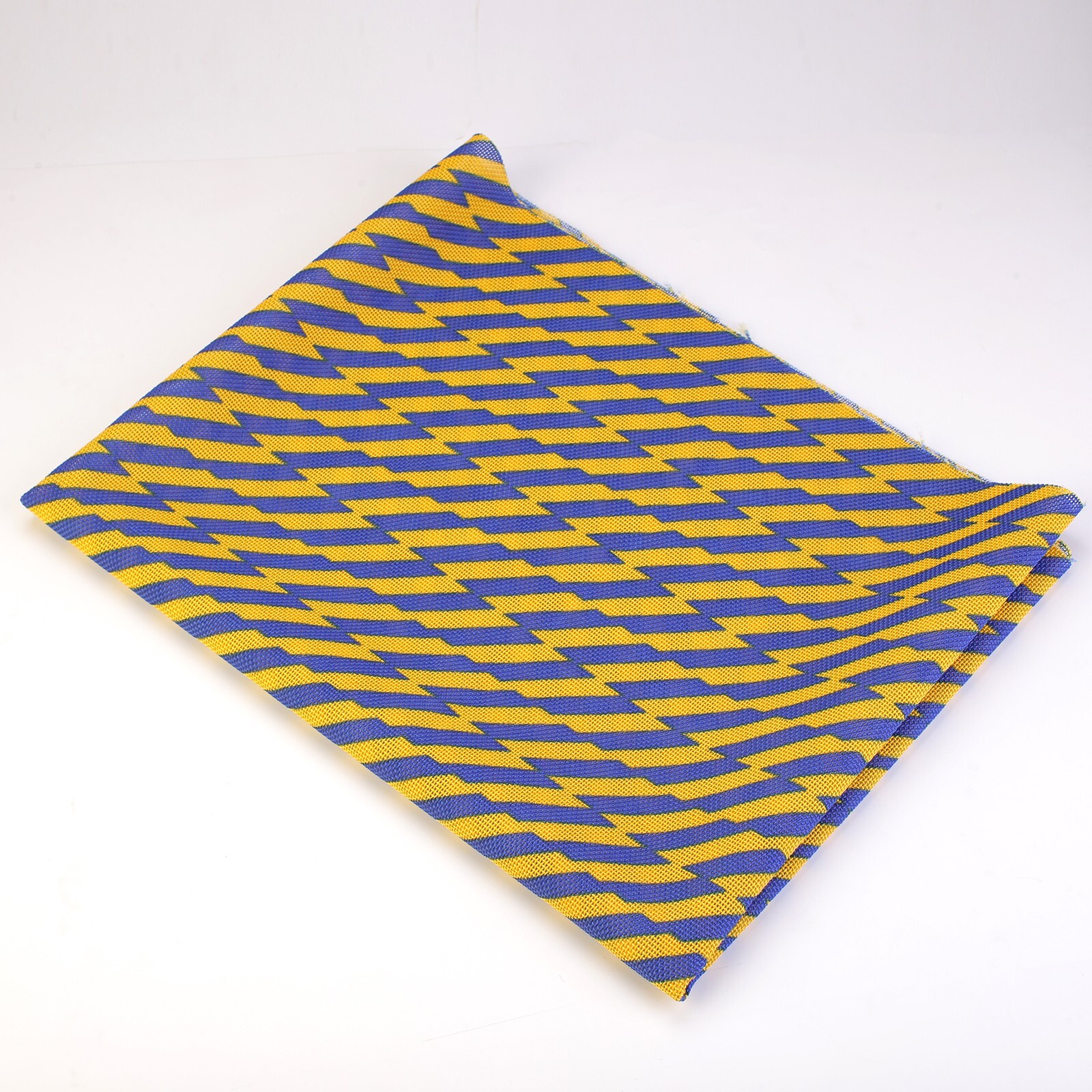Acoustic Speaker Grill Cloth Stereo Grille Fabric Yellow & Blue Lighting Pattern