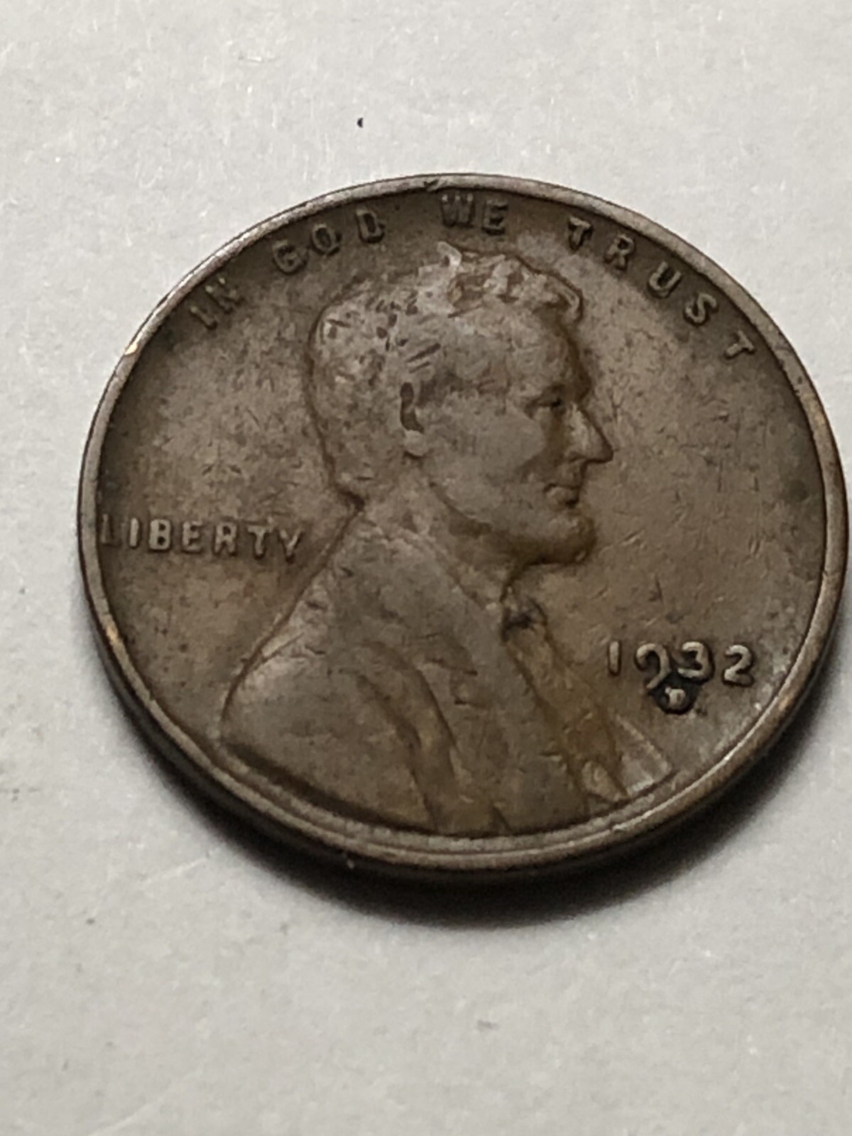 1932 D Lincoln Wheat Cent LOW Mintage 10 MiL SEMI KEY!  Lot V319