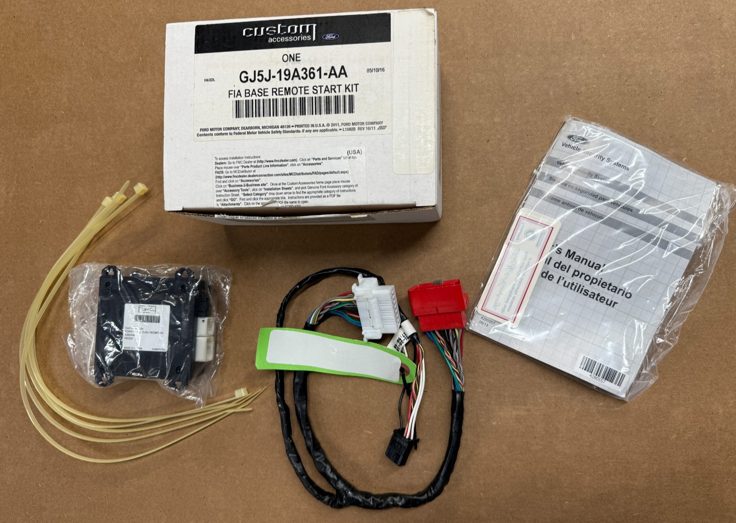 Ford GJ5J-19A361-AA Module for Escape Security System Remote Start GJ5Z-19A361-A