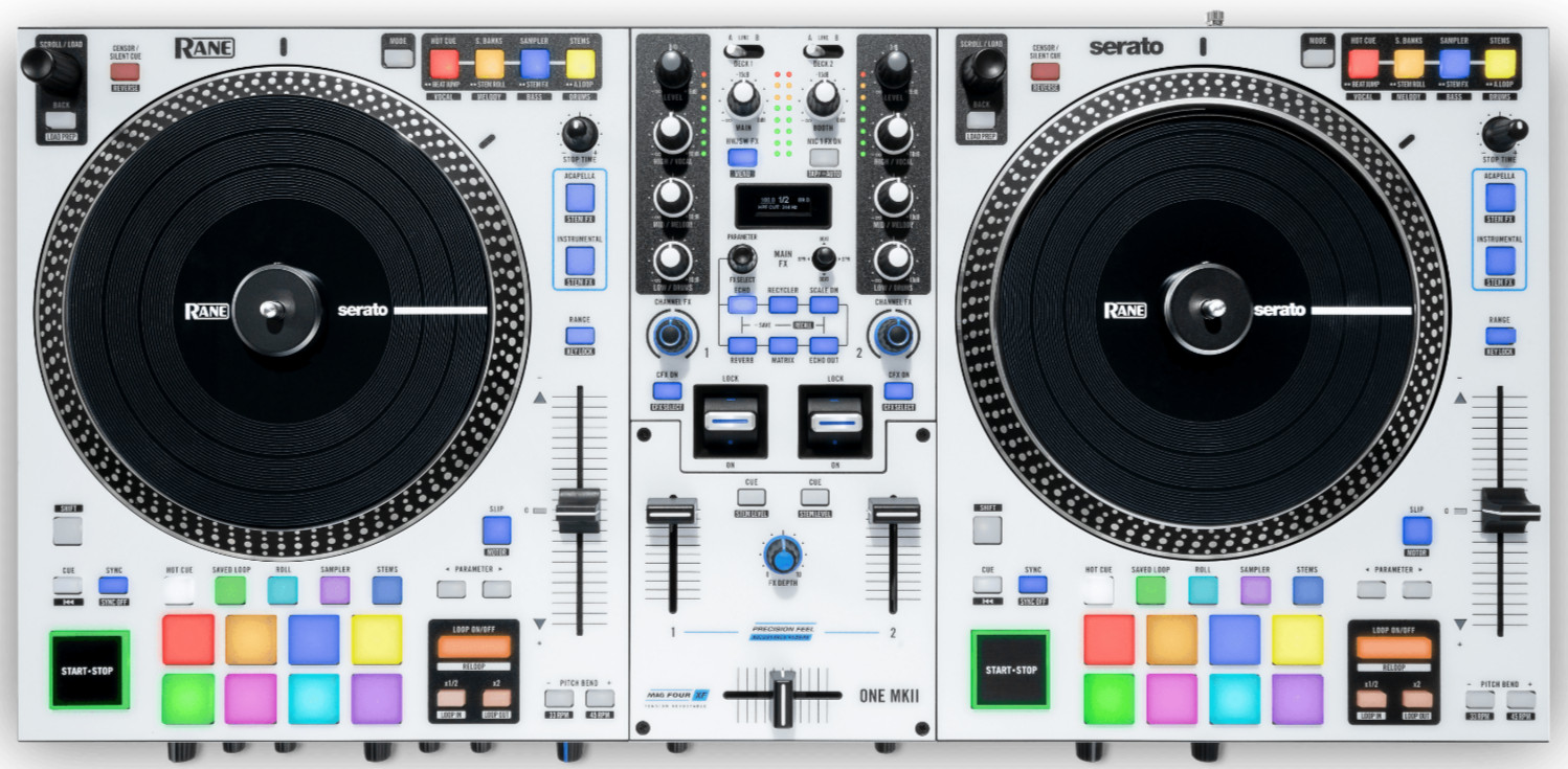 Rane ONE MKII Professional Motorized DJ Controller W/ Stems Controls & focused
