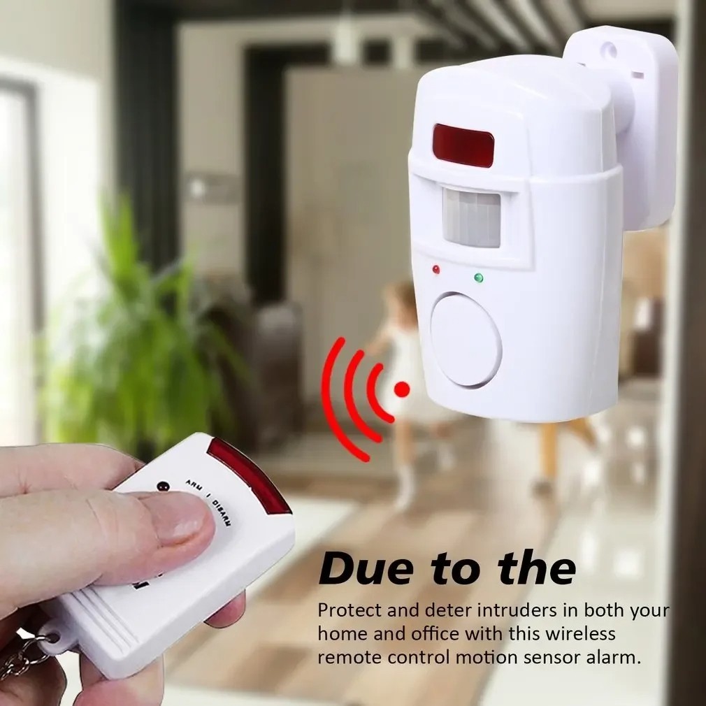 Wireless Driveway Alarm Infrared Motion Sensor Home Garage Alert Security System