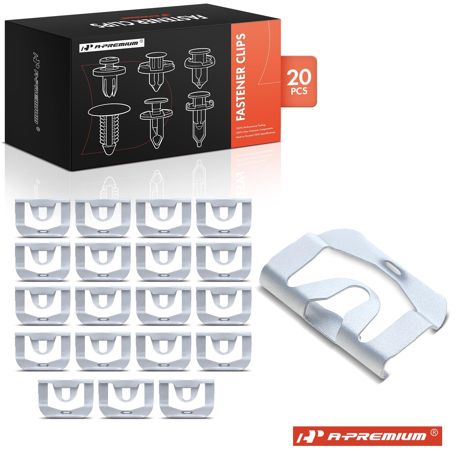 A-Premium 20Pcs Window Windshield Reveal Moulding Clip for Chevy Camaro Impala