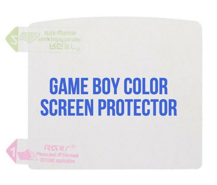 Screen Protector Film for Gameboy Color GBC Game Boy Screen Guard - High Quality