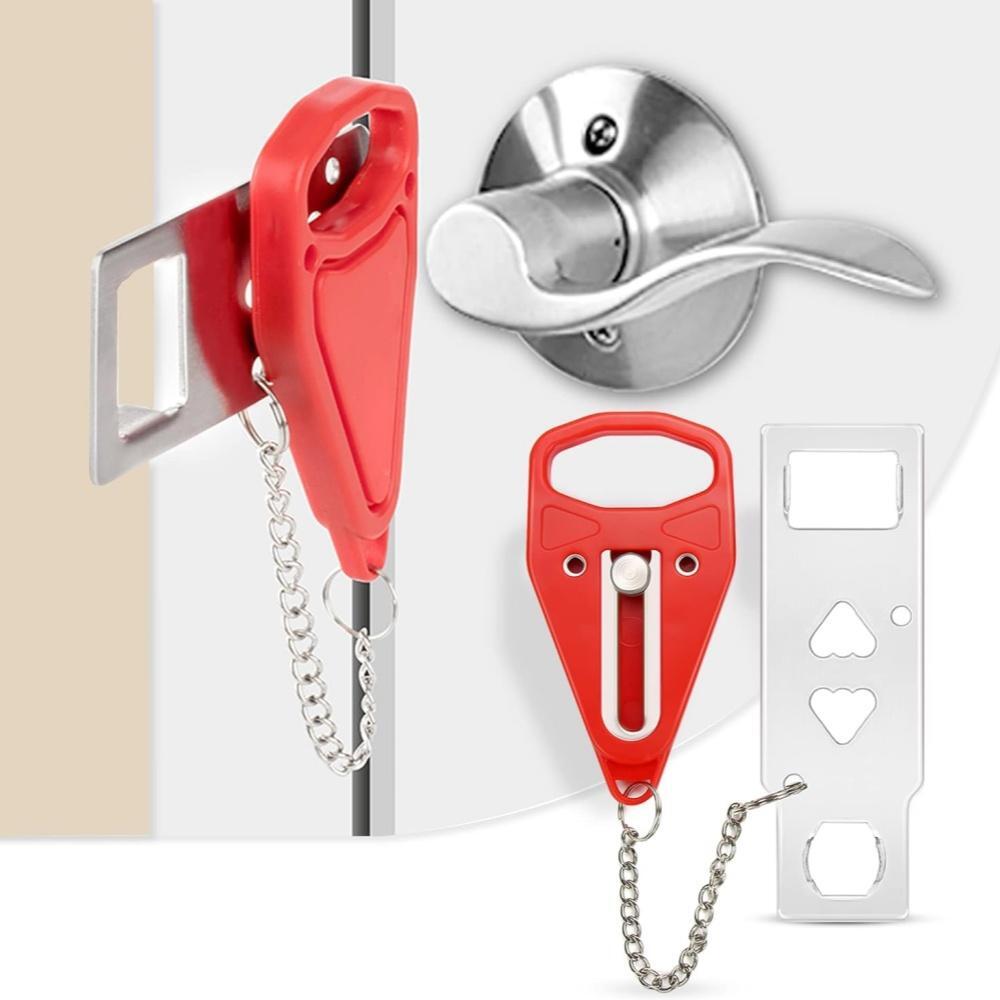 Portable Door Lock for Travel, Home, Hotel Chain Hotel Door Locks For Safe