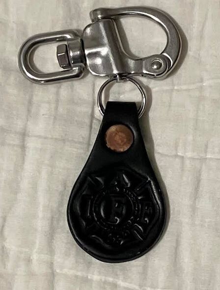 Firefighters Leather Pull Tab SCBA Mask Quick Release with Swivel Head - New