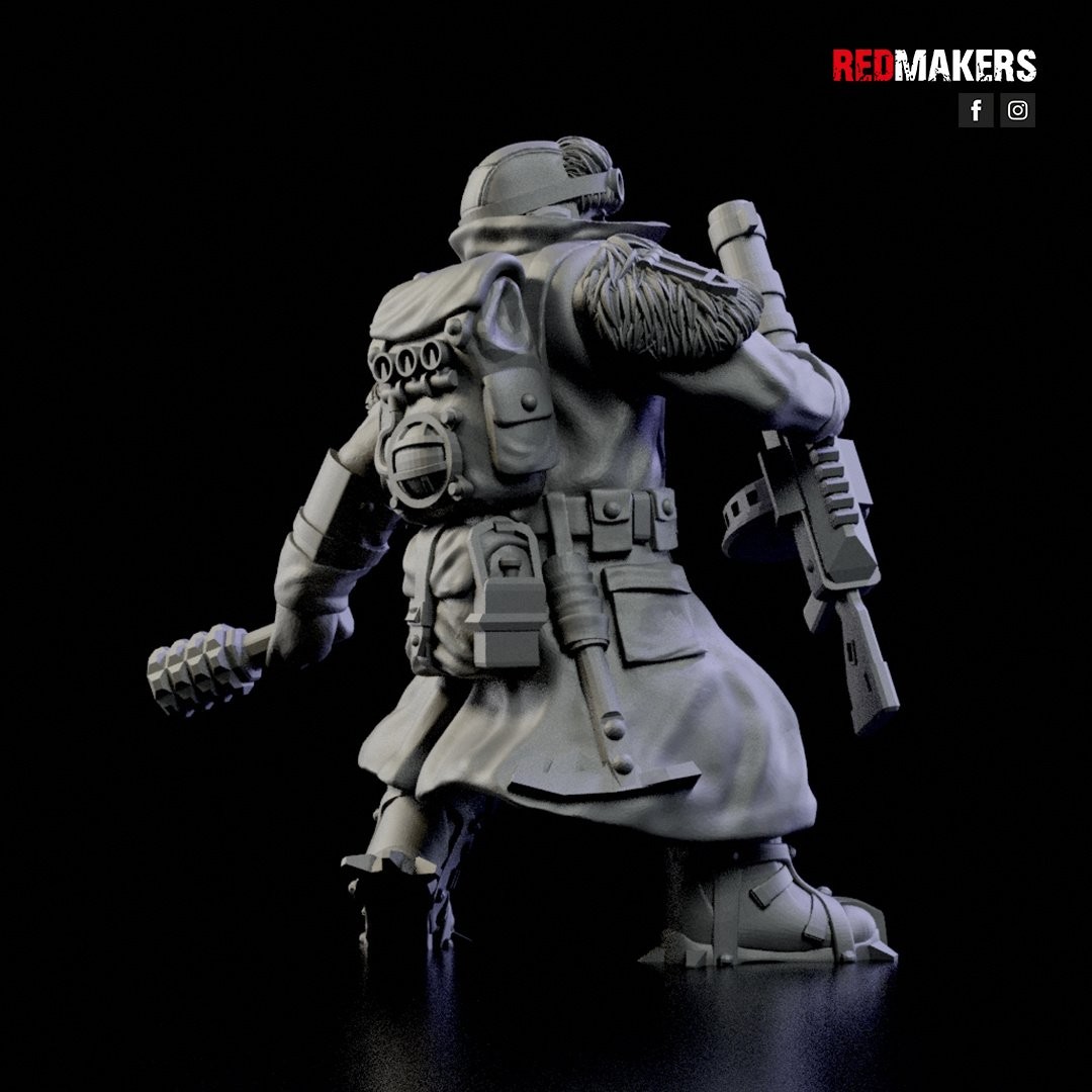 ICE WARRIORS INFANTRY GRENADE LAUNCHER SET (8U)