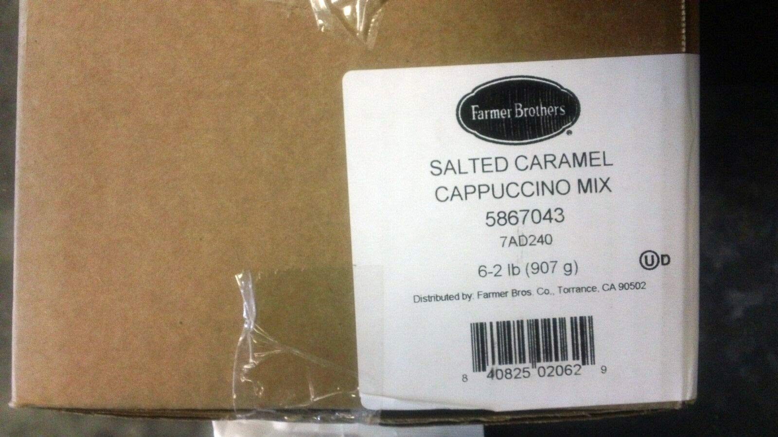 Farmer Brothers Salted Caramel Cappuccino Mix 6/2 LB bags