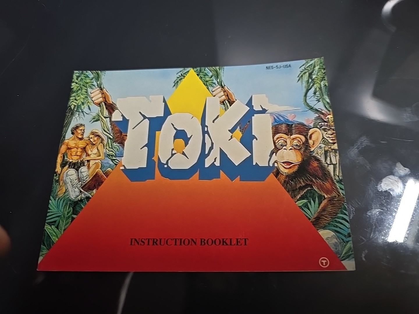 Toki NES Nintendo Instruction Manual Only  Authentic