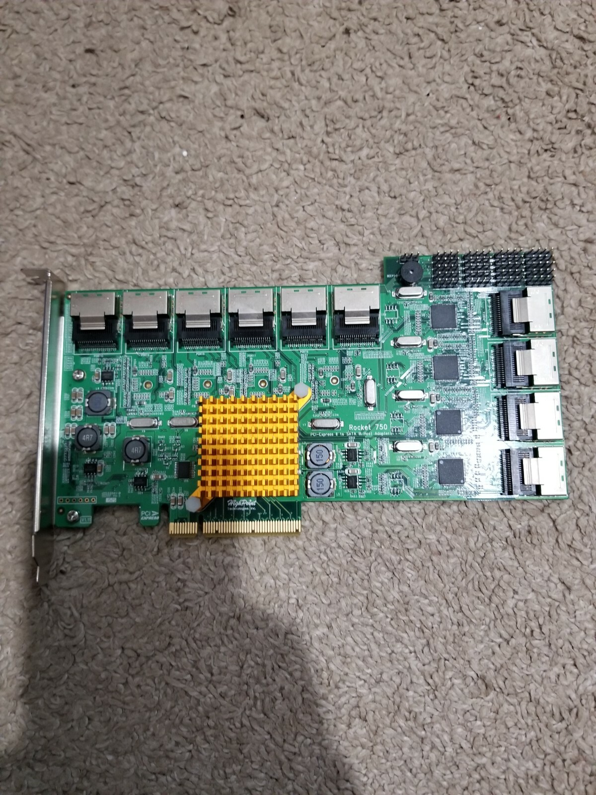 HighPoint R750 Rocket 750 40-Channel SATA 6Gb/s PCI-Express 2.0 x8 HBA Card