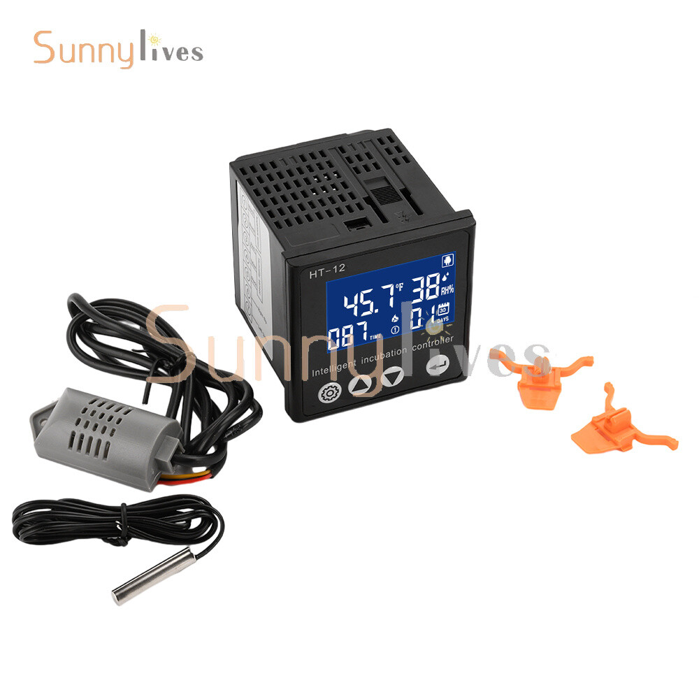 HT-12 LCD Temperature Humidity Controller Smart Incubator Temperature Controller