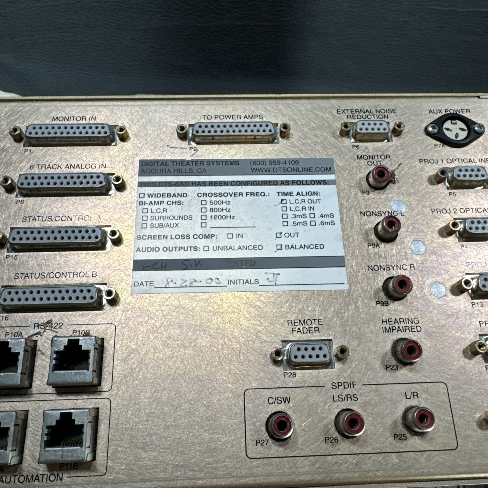 DTS 6AD CINEMA PROCESSOR