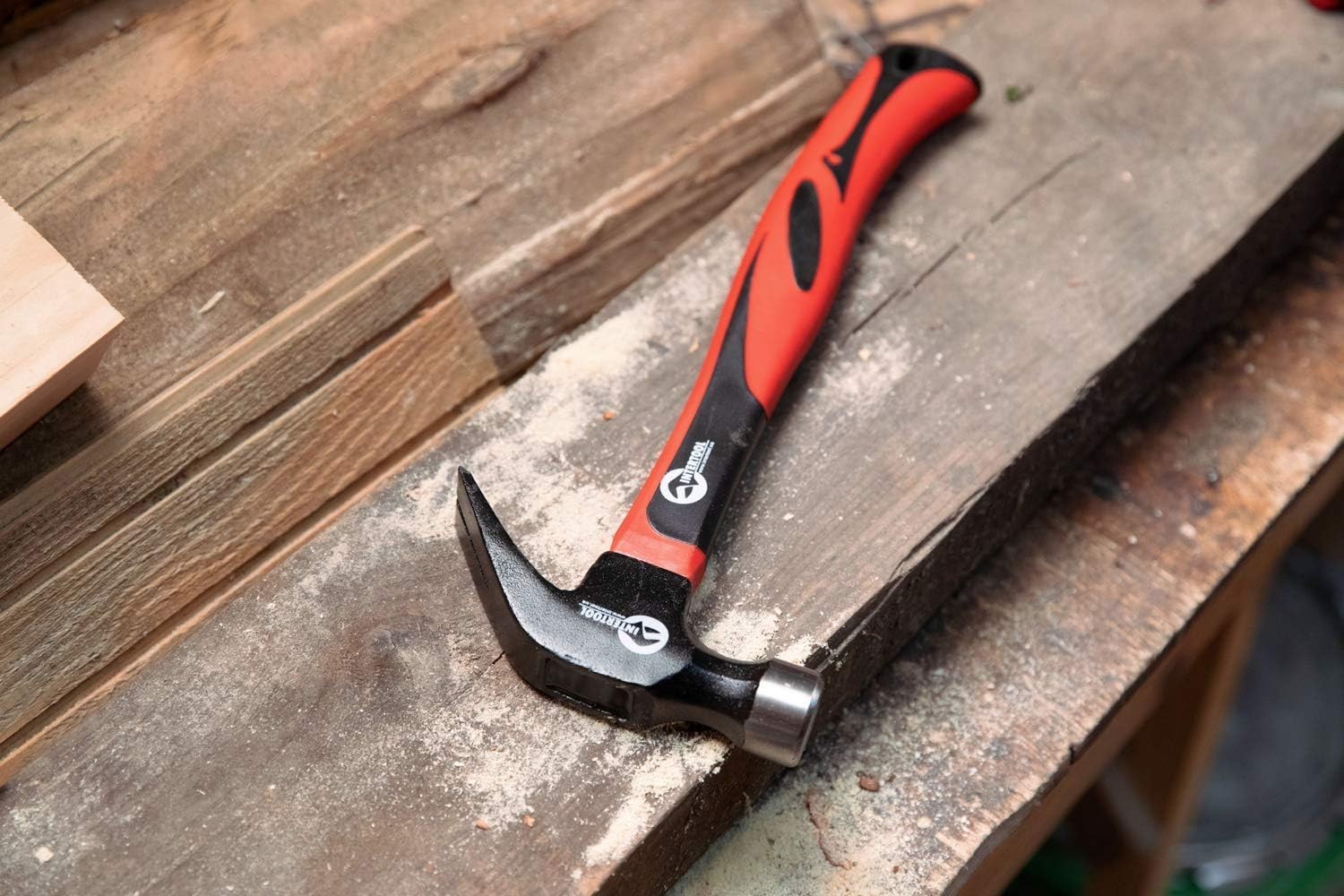 Claw Hammer 16 oz. / 1 Pound for Framing, Nails, Carpentry - Smooth Face and ...