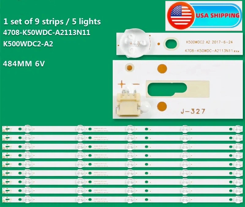 LED Strips For PIONEER PN50951-22C PN50951-22U 50LF621U21 4708-K50WDC-A2113N11