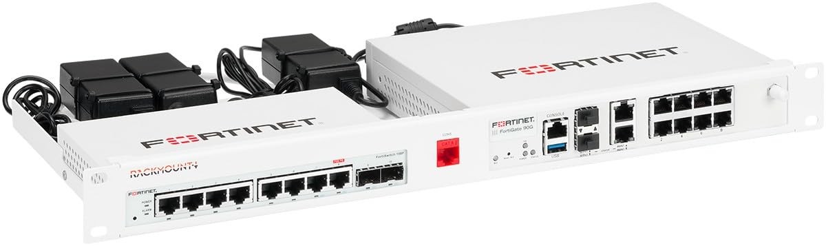 Rackmount.IT Rack Mount Kit for Fortinet FG-90G & FS-108F  1U 19 Rackmount