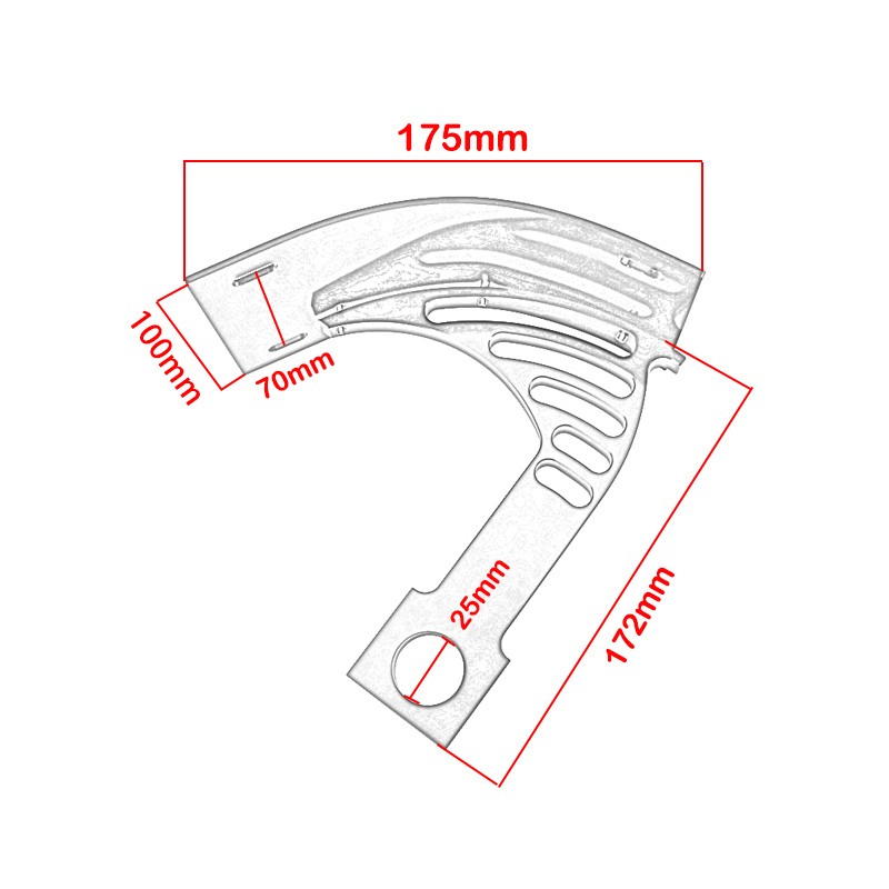 Motorcycle Curved Vertical Side Mount License Plate Bracket For Harley Black