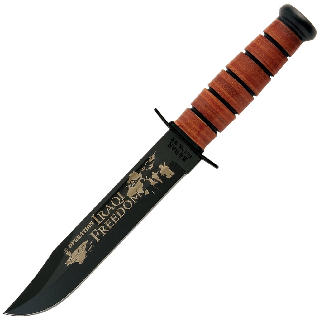 KA-BAR KB9128 IRAQI FREEDOM KNIVES Large, Black