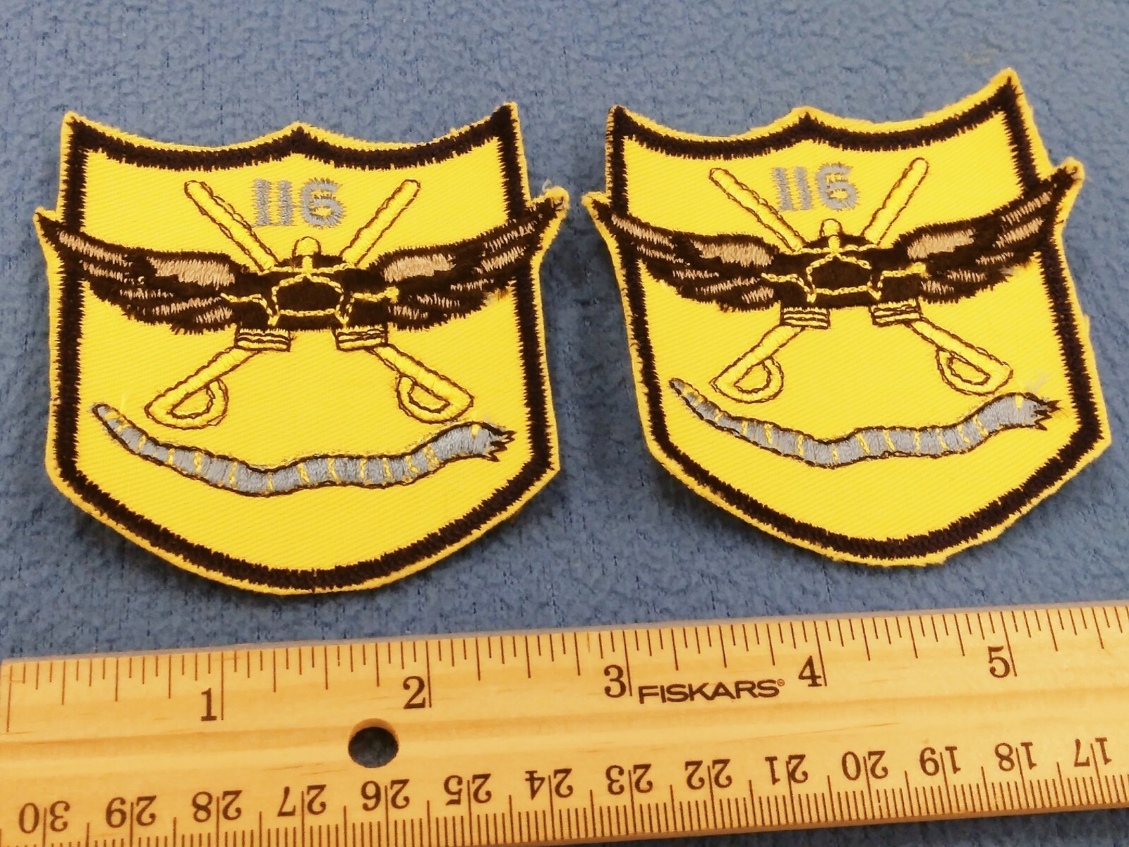LOT OF 2 - US ARMY 116th AIR CAVALRY REGIMENT PATCHES - NEW