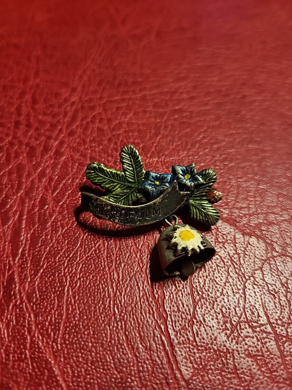 Pin hatpin hiking pin brooch Hofalm