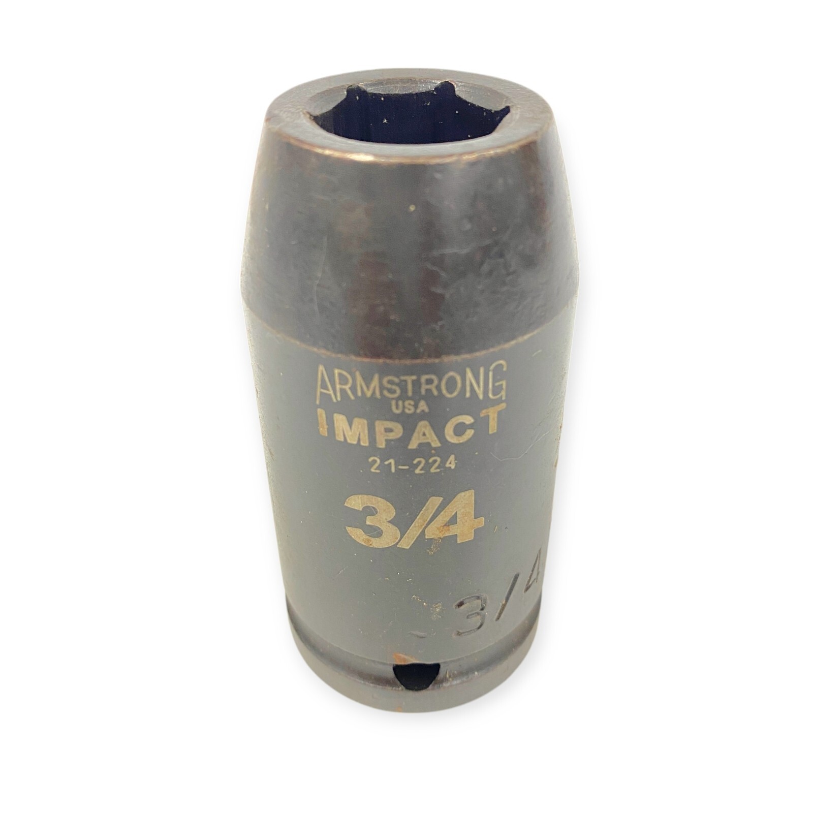 Armstrong 21-224 3/4" Drive 6 Point 3/4 in Deep Impact Socket Made in USA