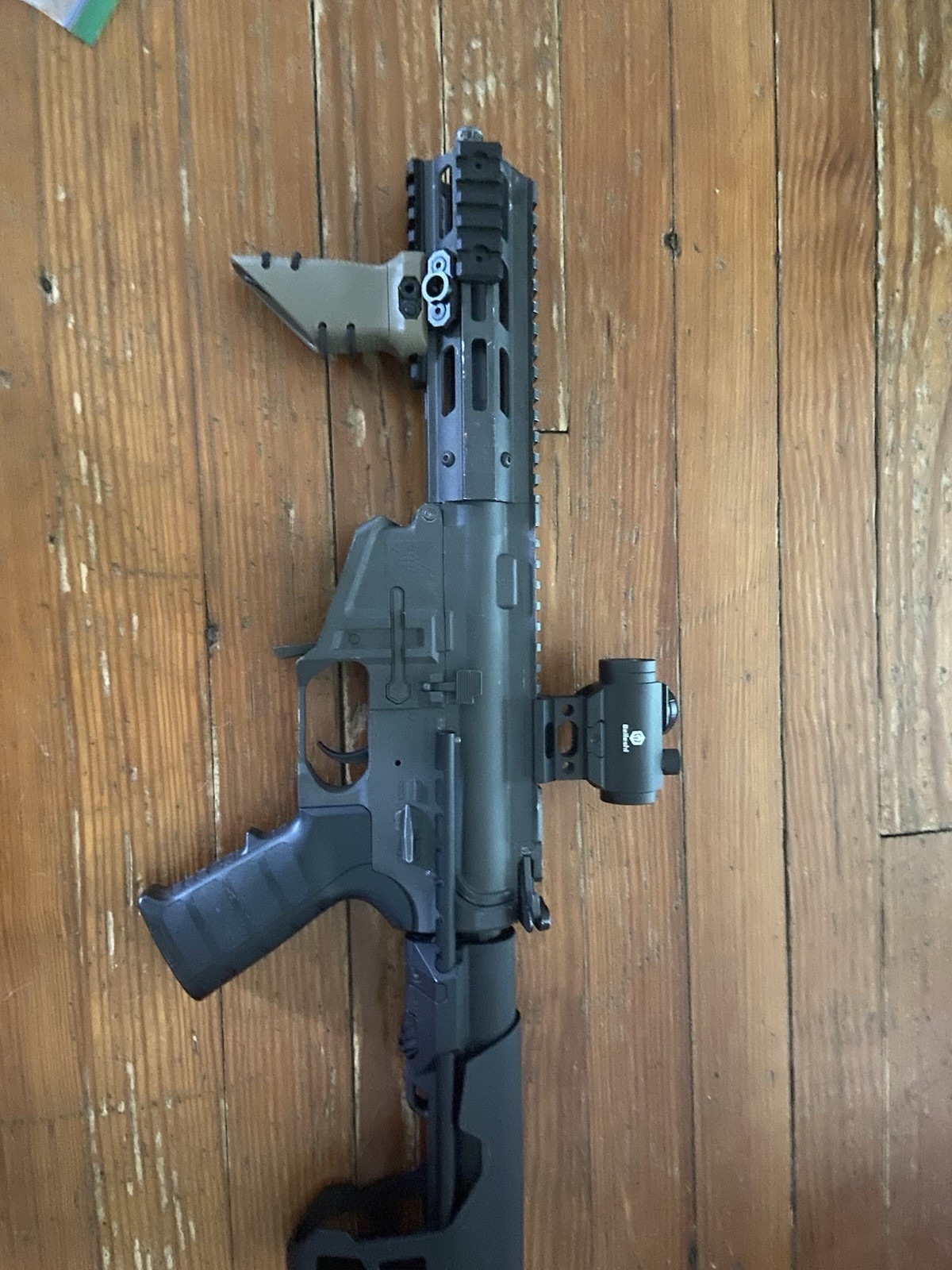 Upgraded King arms pdw airsoft rifle