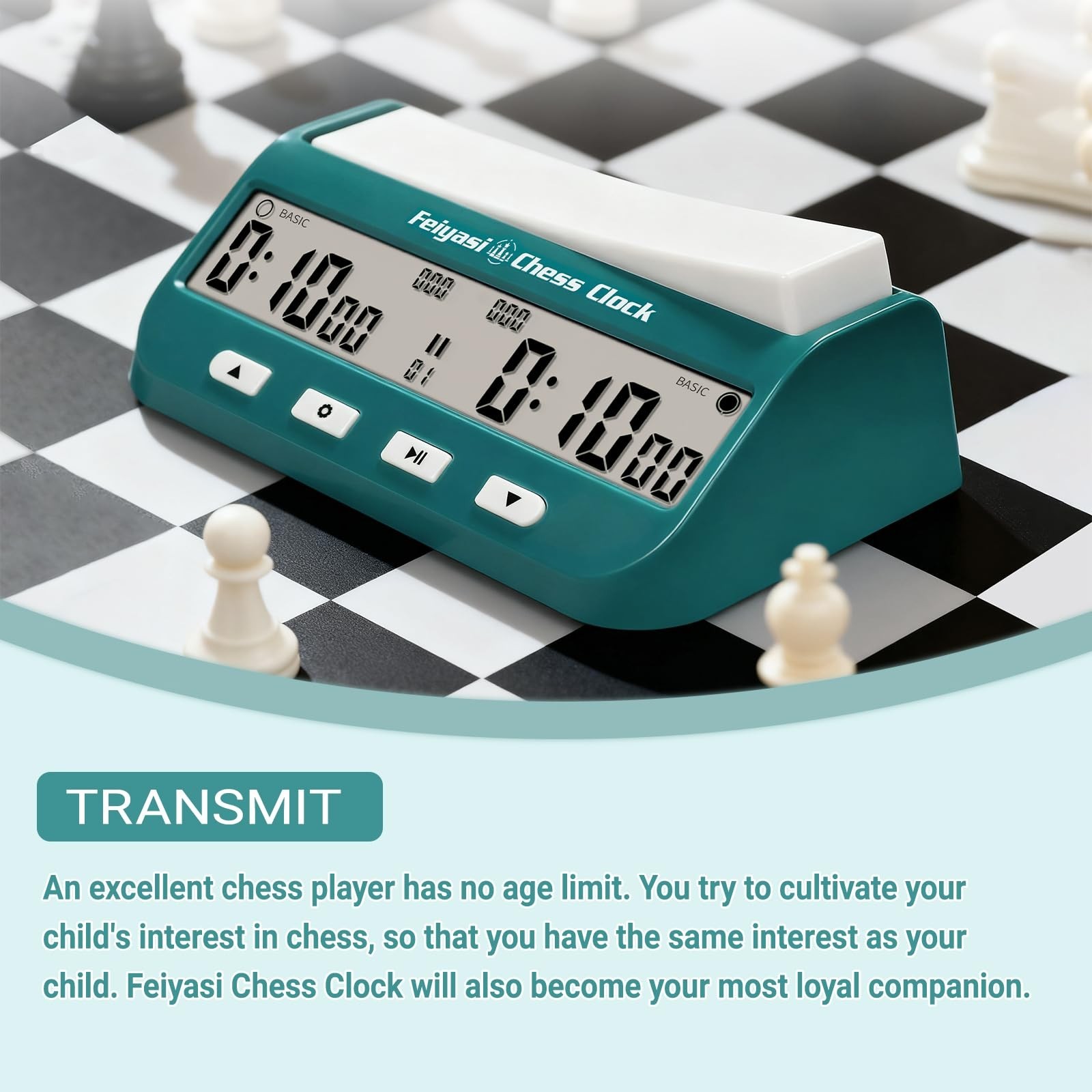 Chess Clock, Competition Specific Chess Timer, Portable Digital Electronic La...