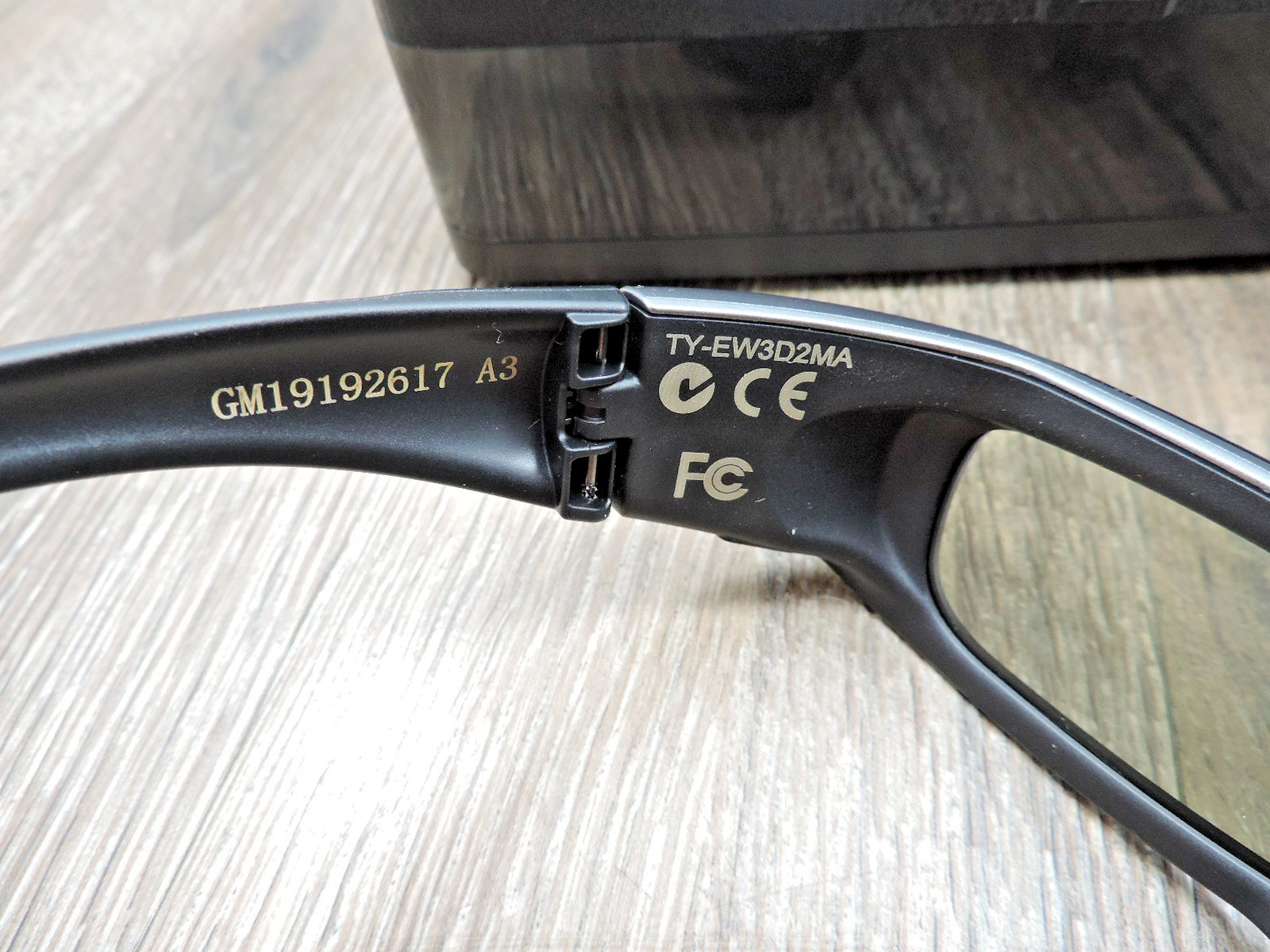 Panasonic 3D Full HD Glasses TY-EW3D2MA w/Original Case Untested