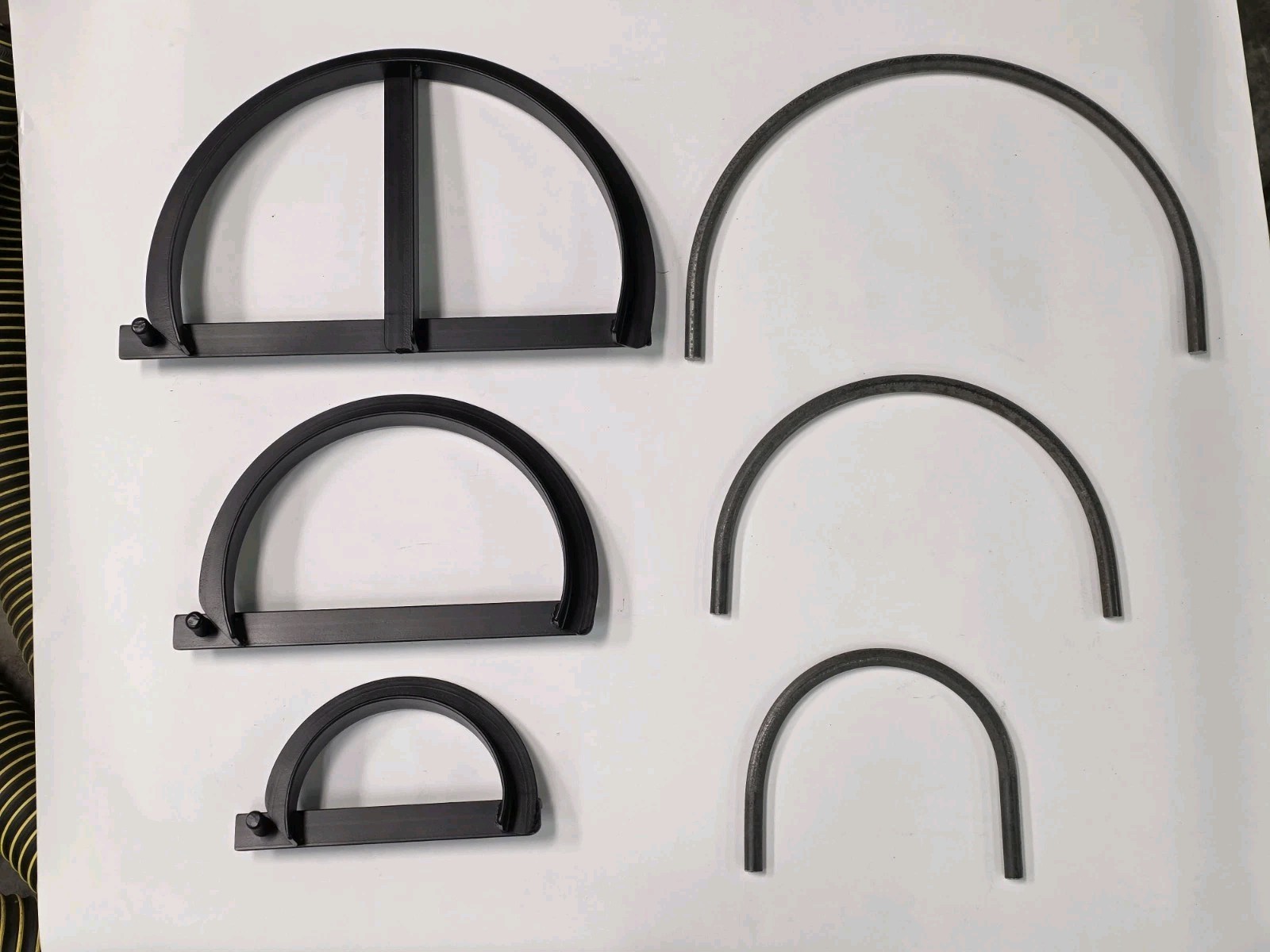 Set Of 3 Blacksmith Bending Jigs Garden Stakes Hooks 6, 9, 12" USA Heavy Duty