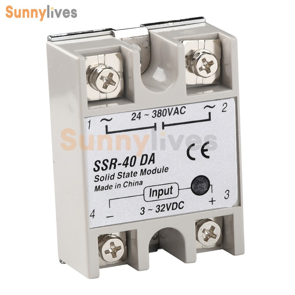 SSR-25DA SSR-40DA SSR-60DA Solid State Relay Alloy Heat Sink 25A 40A 60A 250V