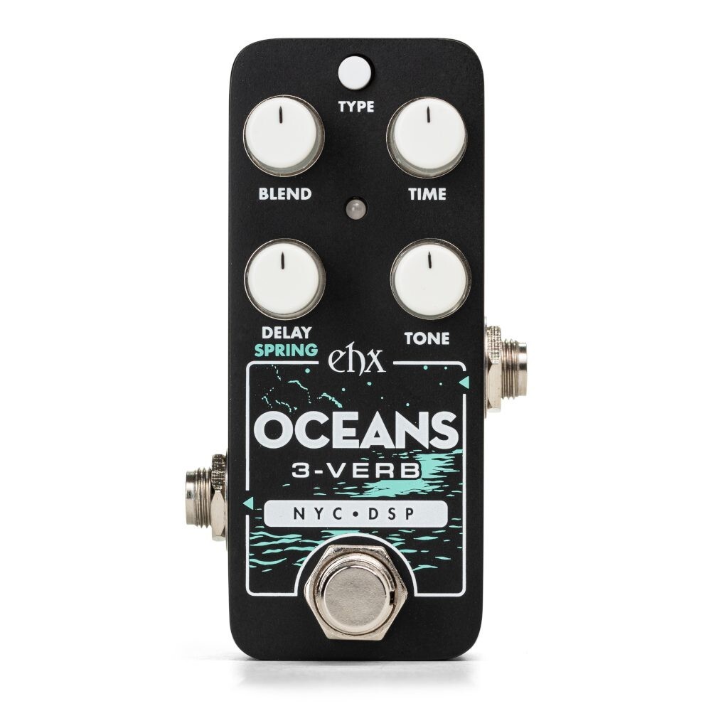 New Electro-Harmonix EHX Pico Oceans 3-Verb Multi-function Reverb Guitar Effects