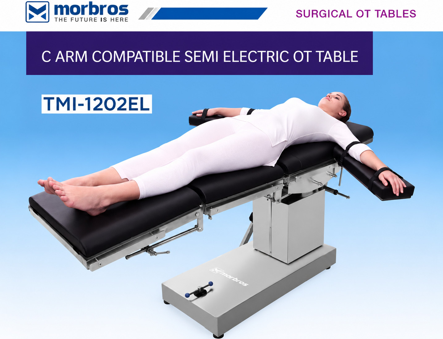 Semi Electric C-Arm Surgical OT Table Operating Table  1202EL Surgical Table