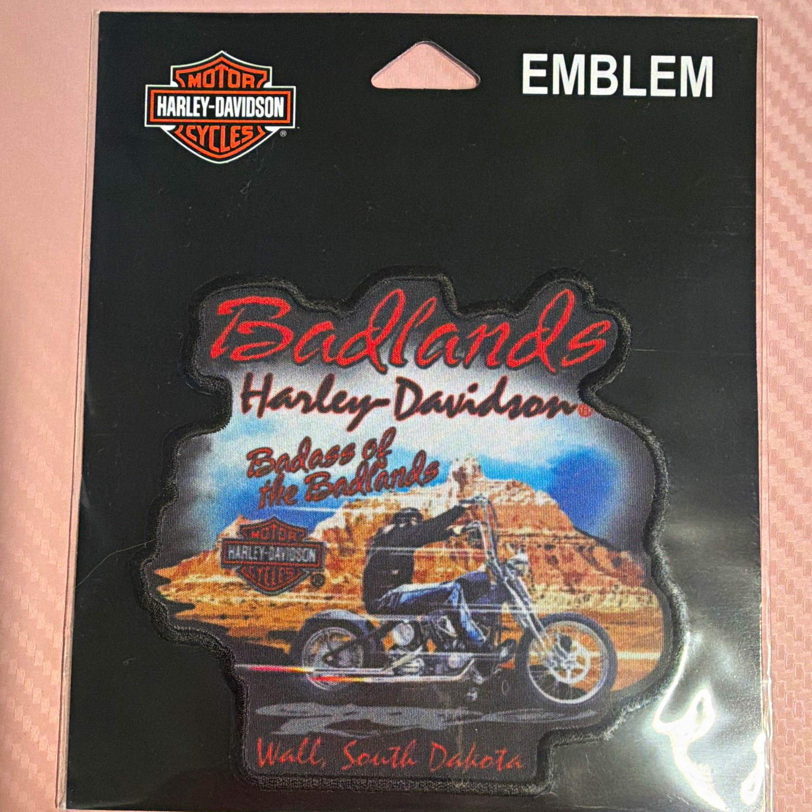 Harley-Davidson Motor Cycles Badlands Harley-Davidson Wall South Dakota Patch