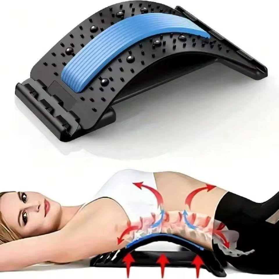 Back Stretcher for Lower Back Pain Relief, Back Cracking Device, Multi-Level