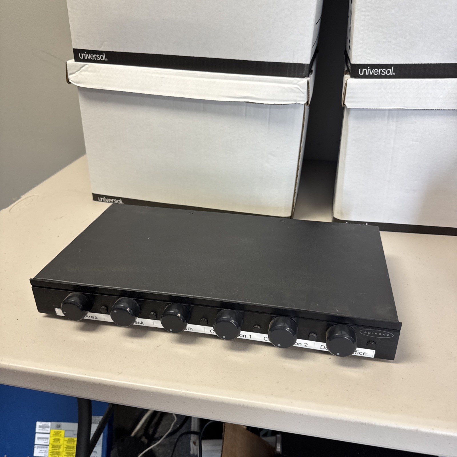 Episode Model EA-MR-SSVC-6 Automatic Impedance Matching Speaker Selector Black