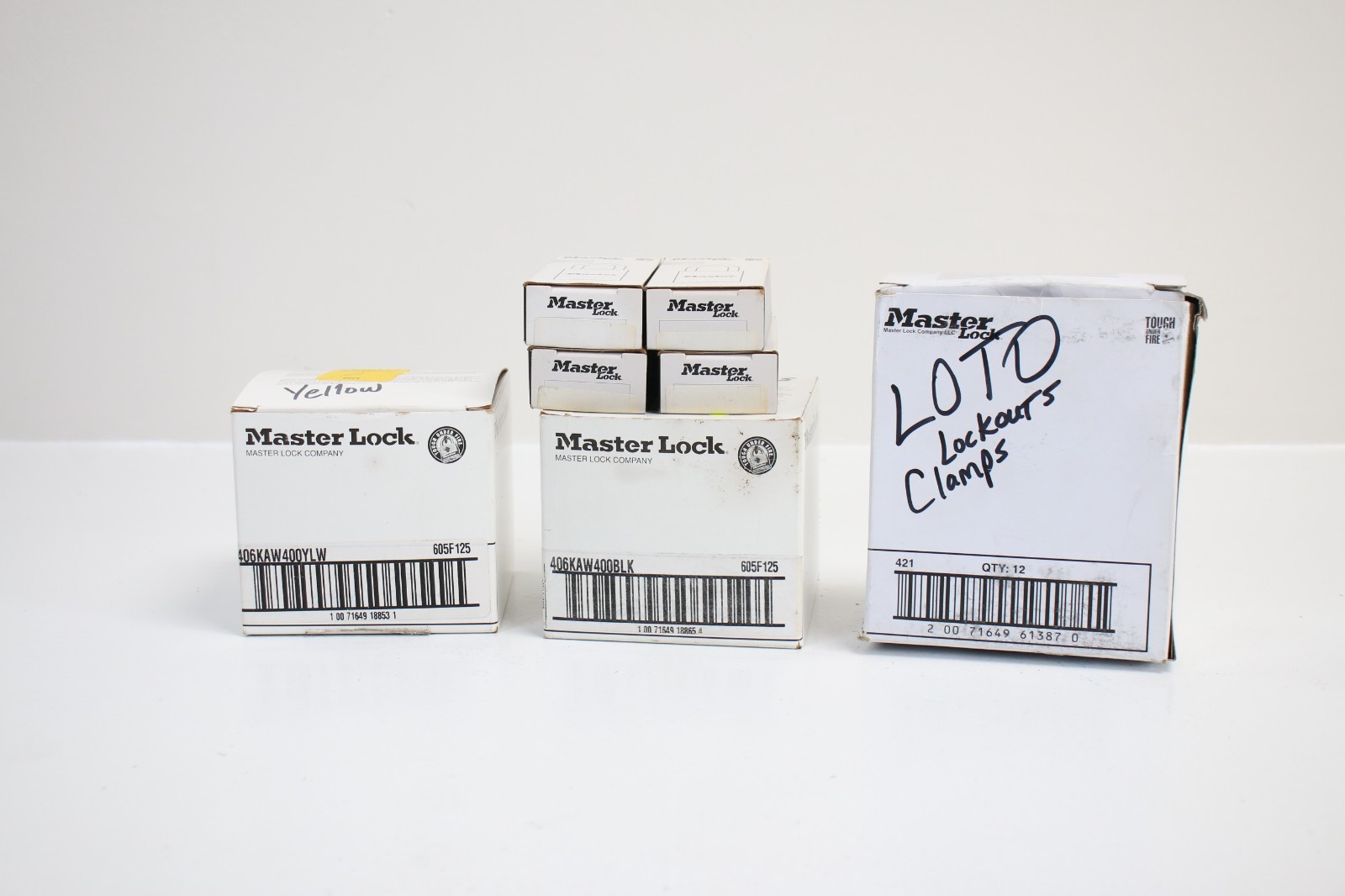 Master Lock Lot lockout clamps 421 1575DI 406KAW400