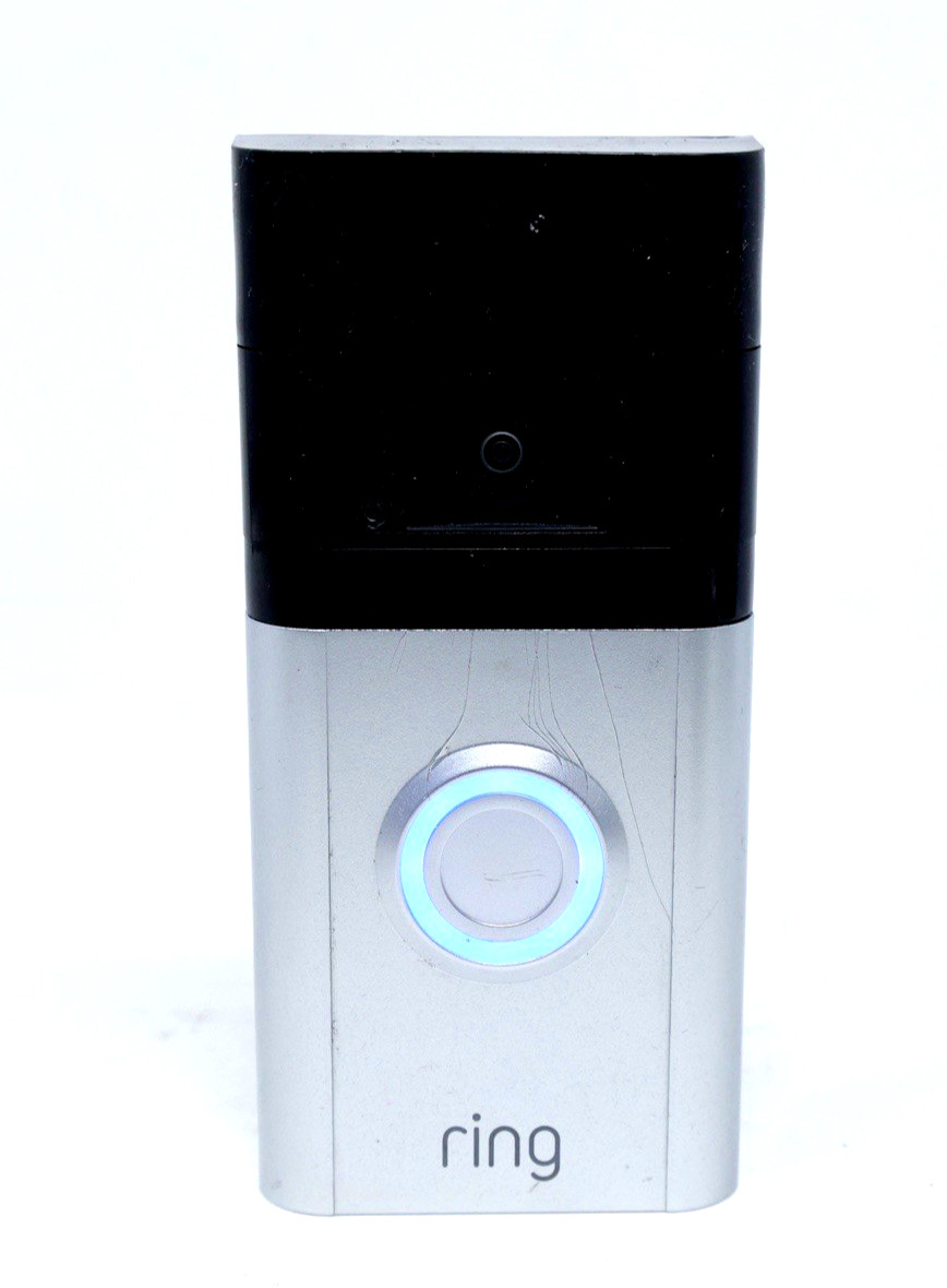 Ring Doorbell 4 Video Doorbell - No Battery - Missing Camera Lens Cover - Works